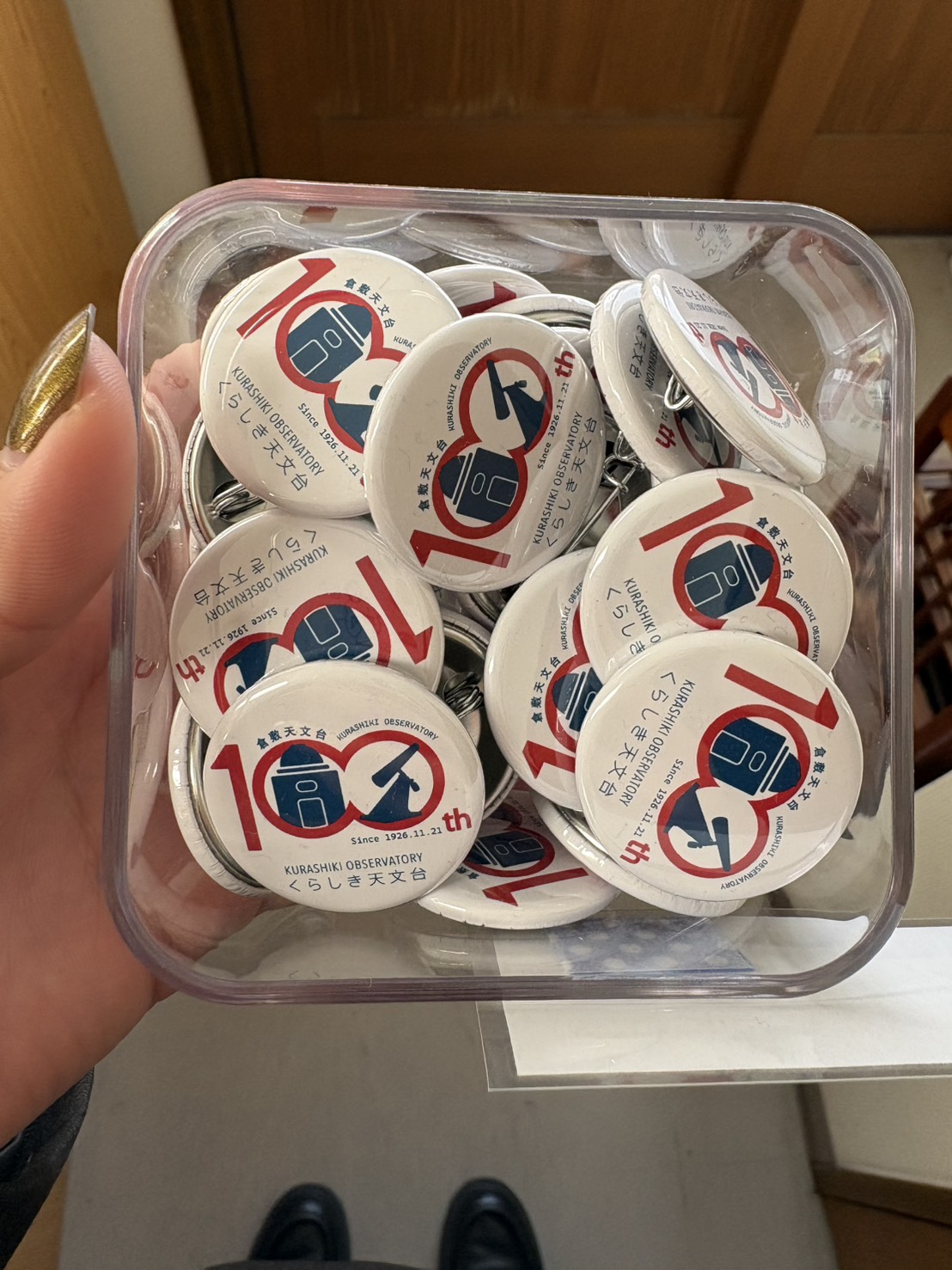 100周年記念オリジナル缶バッチ